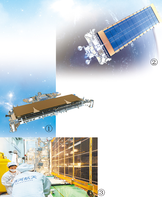 为卫星插上轻柔的翅膀