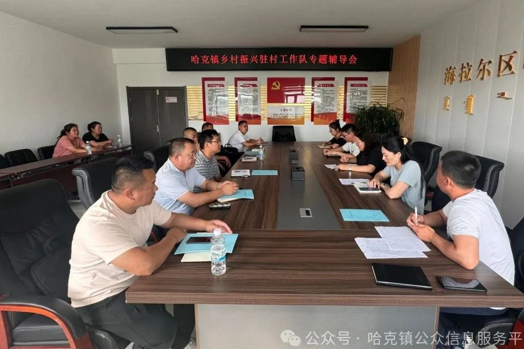 哈克镇召开2024年三季度乡村振兴驻村工作队专题辅导工作会